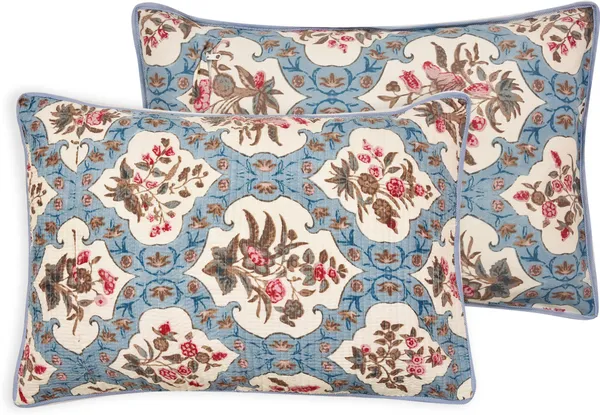 Blue_Super_Soft_Microfiber_Reversible_Quilt_Bed_Cover