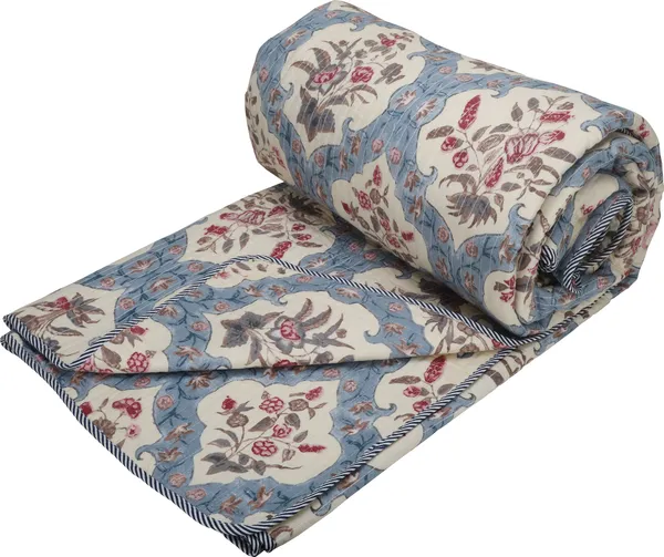 Blue_Super_Soft_Microfiber_Reversible_Quilt_Bed_Cover