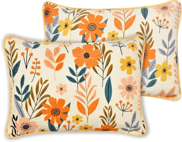 Cream_Super_Soft_Microfiber_Quilted_Bed_Cover