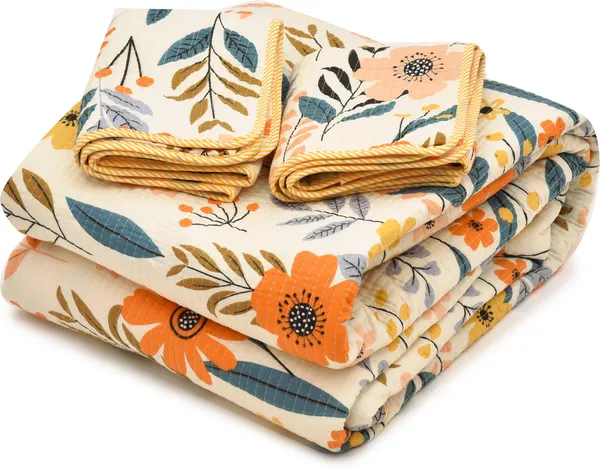 Cream_Super_Soft_Microfiber_Quilted_Bed_Cover
