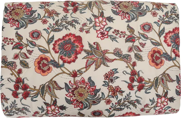Red_&_Cream_Super_Soft_Microfiber_Reversible_Quilt_Bed_Cover