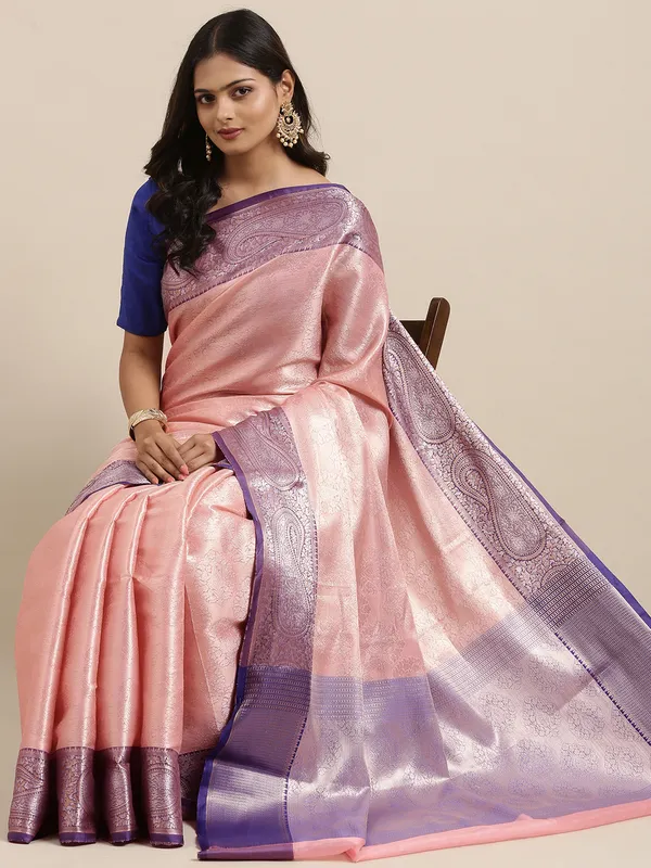 Pink_Kanchi_Silk_Banarasi_Sarees_For_Women