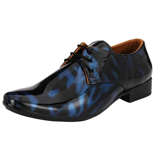 Black_Blue_PU_Premium_Lace-Up_Shoes_With_Free_Sunglasses_For_Men_&_Boys