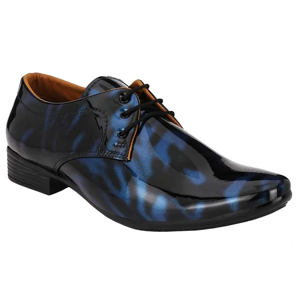 Black_Blue_PU_Premium_Lace-Up_Shoes_With_Free_Sunglasses_For_Men_&_Boys