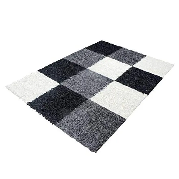 Black_Chess_Box_Design_Non_Shedding_Shaggy_Carpets