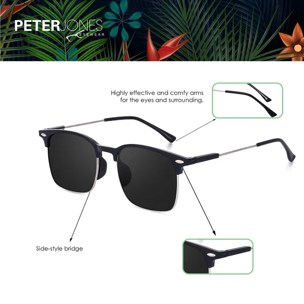 Black_Clubmaster_Reflector_Sunglasses_(SG3911B)_-_For_Unisex