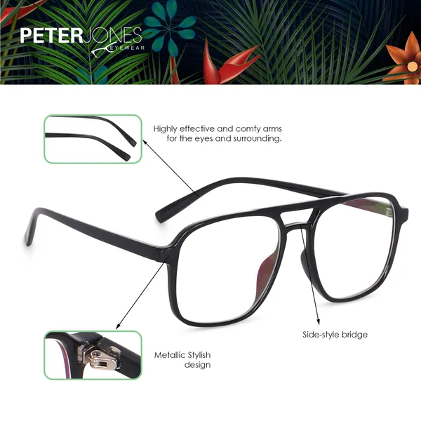 Black_Square_Large_Anti_Glare/UV_Protected_Computer/Gaming_Glasses_(20001B)_-_For_Unisex