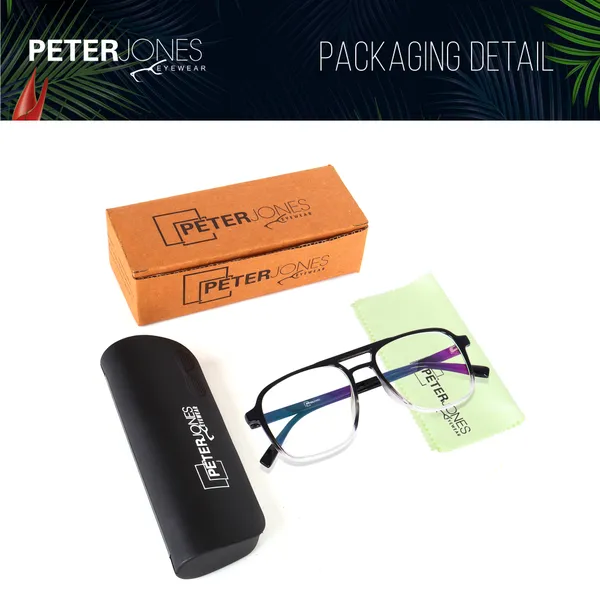 Black_Transparent_Square_Large_Anti_Glare/UV_Protected_Computer/Gaming_Glasses_(20001BT)_-_For_Unisex