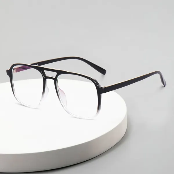 Black_Transparent_Square_Large_Anti_Glare/UV_Protected_Computer/Gaming_Glasses_(20001BT)_-_For_Unisex