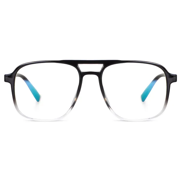 Black_Transparent_Square_Large_Anti_Glare/UV_Protected_Computer/Gaming_Glasses_(20001BT)_-_For_Unisex