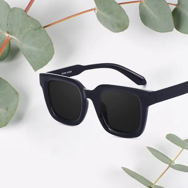 Black_Large_Square_UV/UB_Protected_Sunglasses_(3803B)_-_For_Unisex
