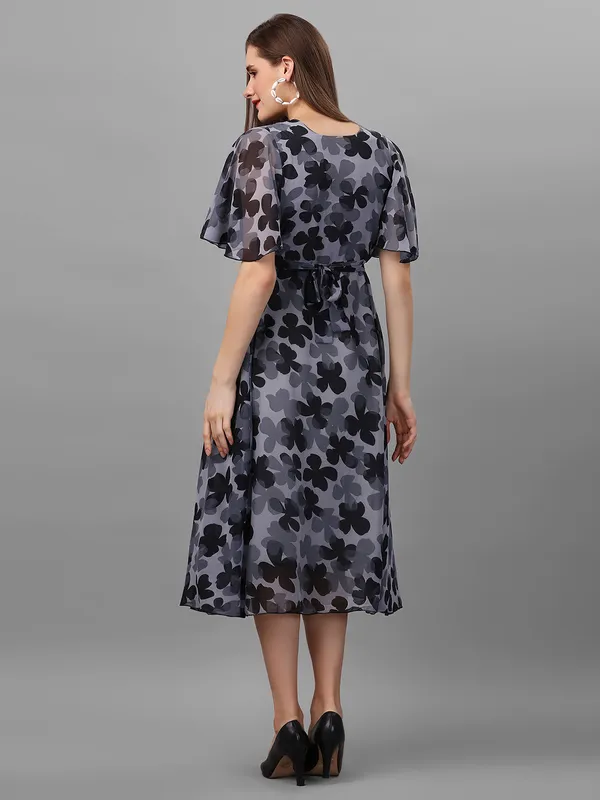Black_&_Grey_Floral_Georgette_Maxi_Dress