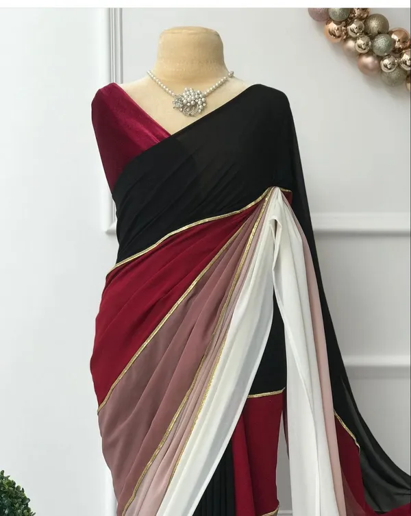 MULTICOLOR_SOFT_SMOOTH_GEORGETTE_SAREE