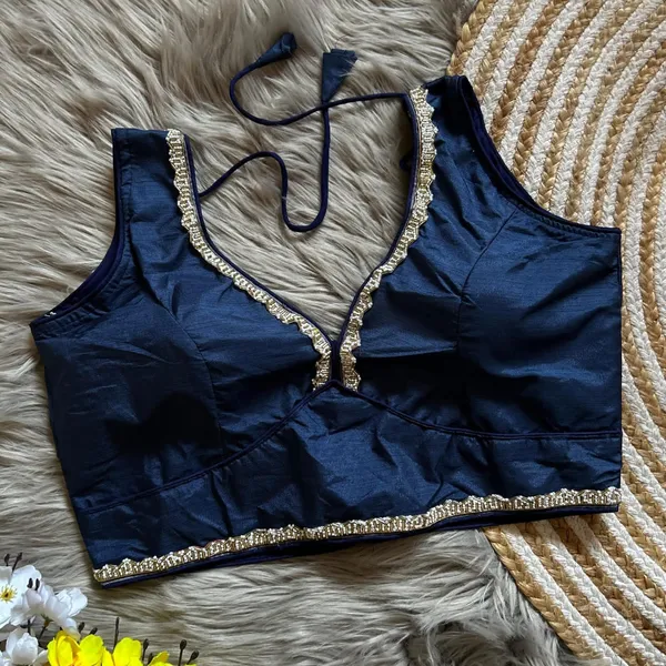 Navy_Blue_Beautiful_Lace_With_V_Neck_Pattern_Blouse