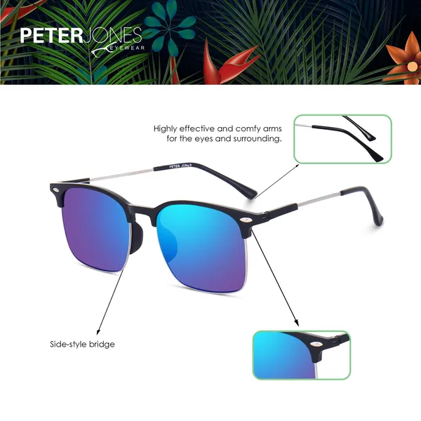 Blue_Lenses_Clubmaster_Reflector_Sunglasses_(SG3911BL)_-_For_Unisex