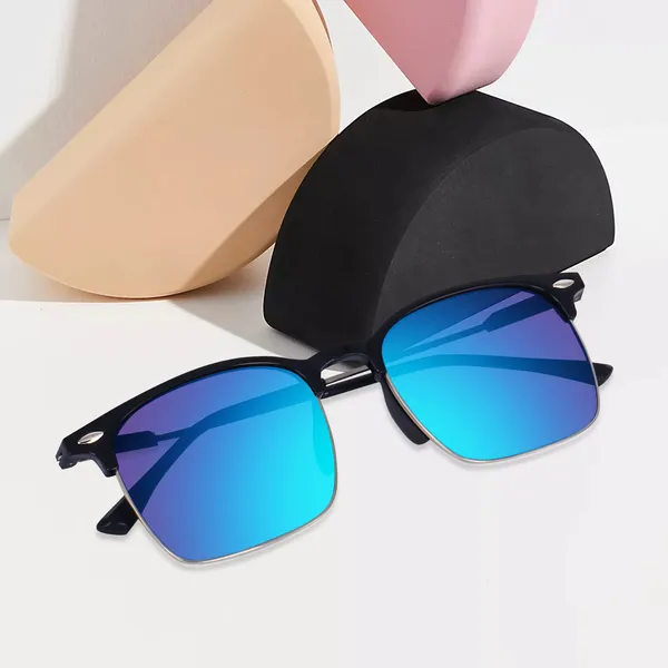 Blue_Lenses_Clubmaster_Reflector_Sunglasses_(SG3911BL)_-_For_Unisex