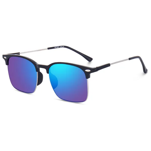 Blue_Lenses_Clubmaster_Reflector_Sunglasses_(SG3911BL)_-_For_Unisex