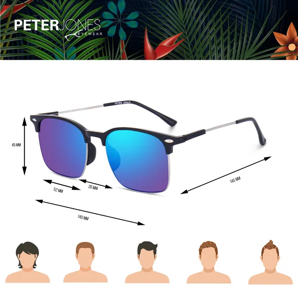 Blue_Lenses_Clubmaster_Reflector_Sunglasses_(SG3911BL)_-_For_Unisex