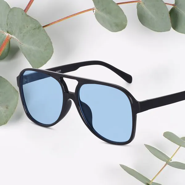 Blue_Lenses_Large_Aviator_UV_Protected_Frame_Sunglasses_(N98061BL)_-_For_Unisex