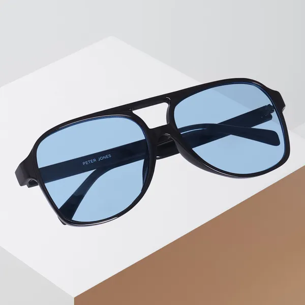 Blue_Lenses_Large_Aviator_UV_Protected_Frame_Sunglasses_(N98061BL)_-_For_Unisex