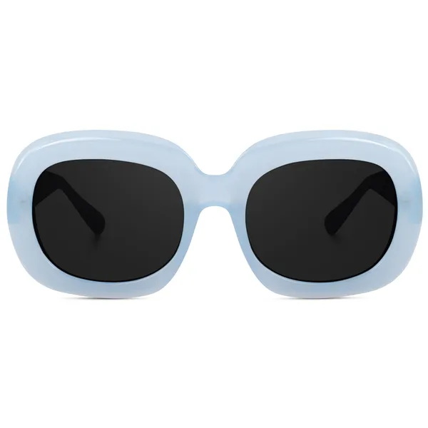Blue_Oversized_Square_UV/UB_Protected_Sunglasses_-_For_Women_(3364BL)