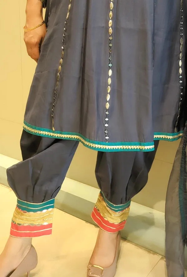 Blue_Muslin_Kurta_Pant_Set_For_Women