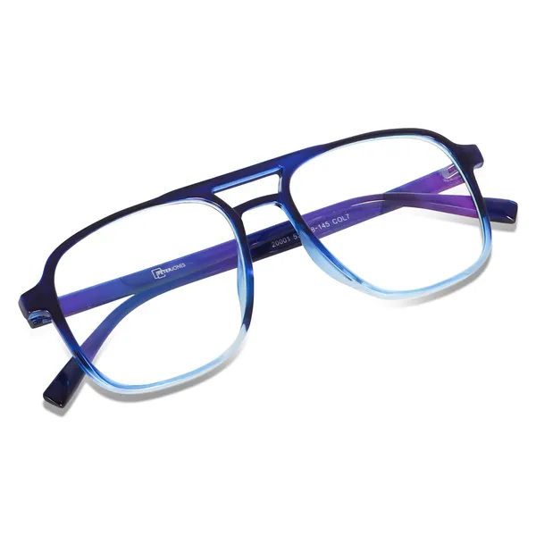 Blue_Square_Large_Anti_Glare/UV_Protected_Computer/Gaming_Glasses_(20001BL)_-_For_Unisex