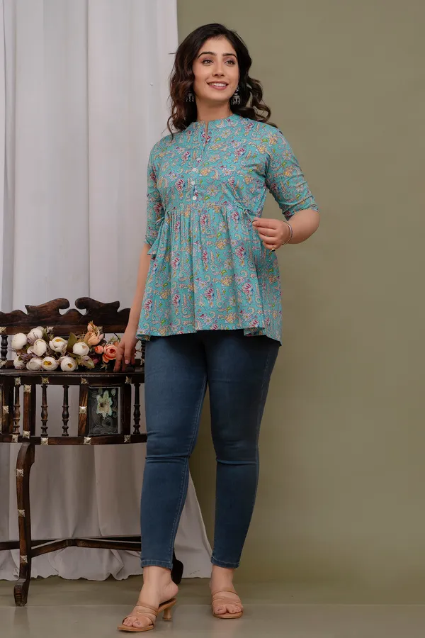 Blue_Blossom_Cotton_Printed_Short_Top