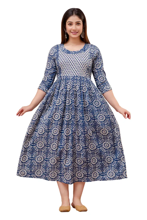 Blue_sky_beach_Rayon_maternity_and_feeding_kurti
