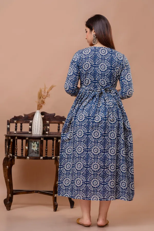 Blue_sky_beach_Rayon_maternity_and_feeding_kurti