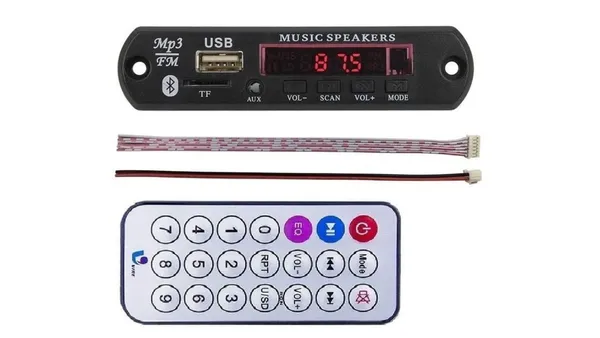 Bluetooth_Fm_USB_AUX_Card_MP3_Stereo_Audio_Player_kit_with_IR_Remote_for_DIY_FM_Speaker