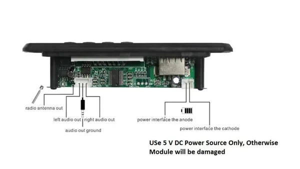 Bluetooth_Fm_USB_AUX_Card_MP3_Stereo_Audio_Player_kit_with_IR_Remote_for_DIY_FM_Speaker