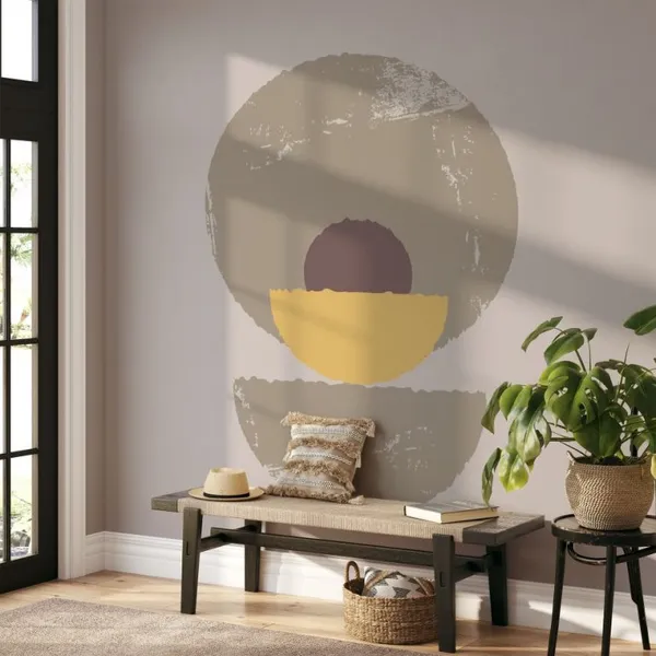Boho-style_Wall_Decor._Abstract_modern_background._Background_with_geometric_balancing_figures_Wall_decoration_Simple_forms_Mural_Wallpaper.