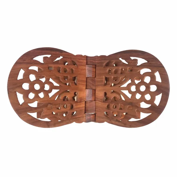 Sheesham_Wood_Hand_Carved_Folding_Prayer_Book_Stand