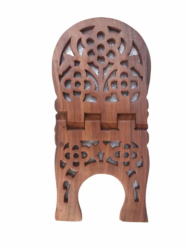 Sheesham_Wood_Hand_Carved_Folding_Prayer_Book_Stand