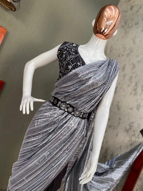 Boutique_Style_Half_Drape_Full_Stiched_Sequence_Work_Sari