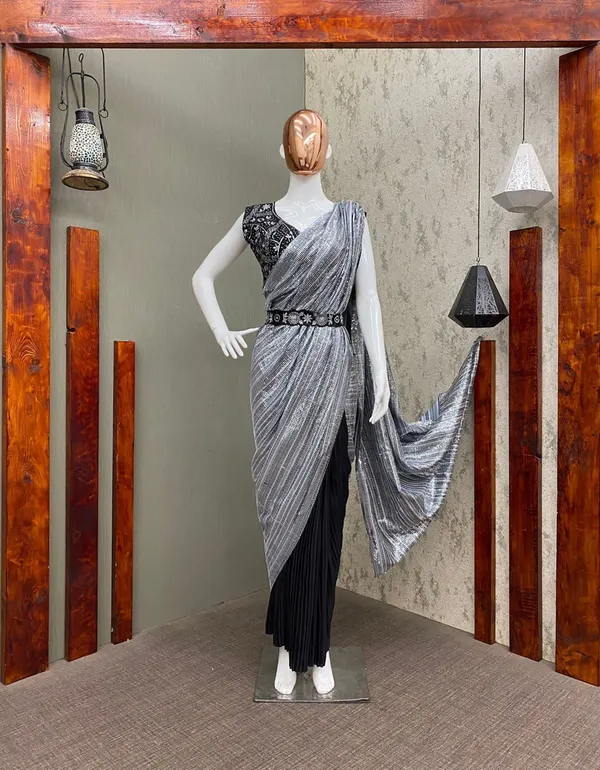 Boutique_Style_Half_Drape_Full_Stiched_Sequence_Work_Sari