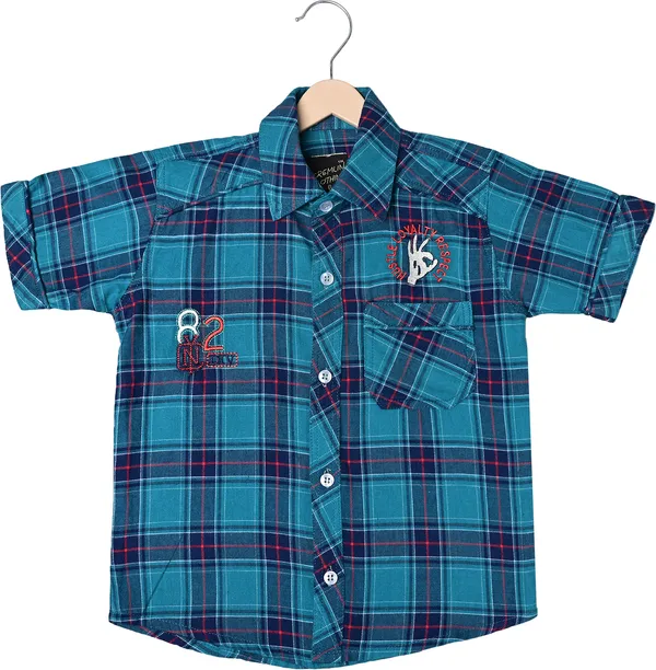 Check__Boys_Checkered_Casual_Red_Light_Shirt