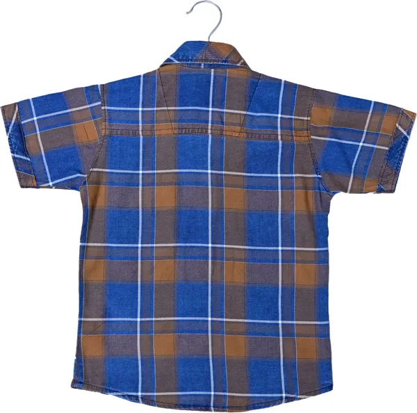 Check__Boys_Checkered_Casual_Yellow_Shirt