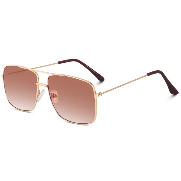Brown_Medium_UV/UB_Protected_Sunglasses_(GOLD5BR)_-_For_Unisex