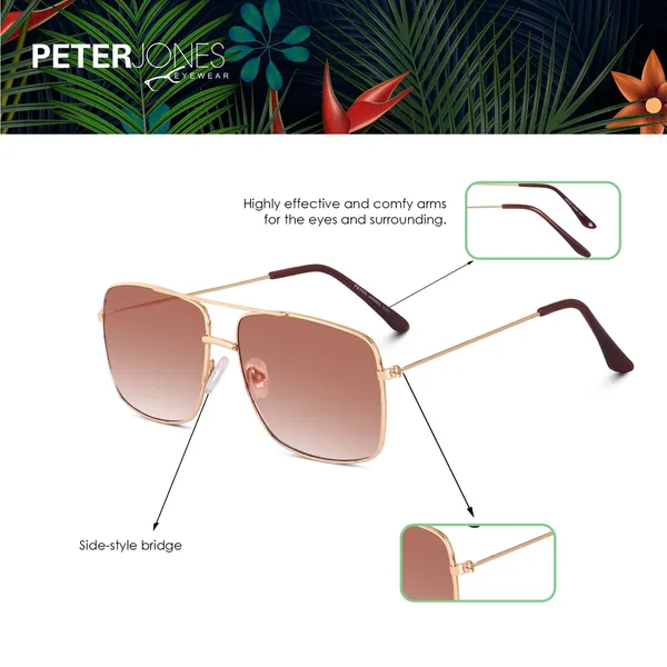 Brown_Medium_UV/UB_Protected_Sunglasses_(GOLD5BR)_-_For_Unisex