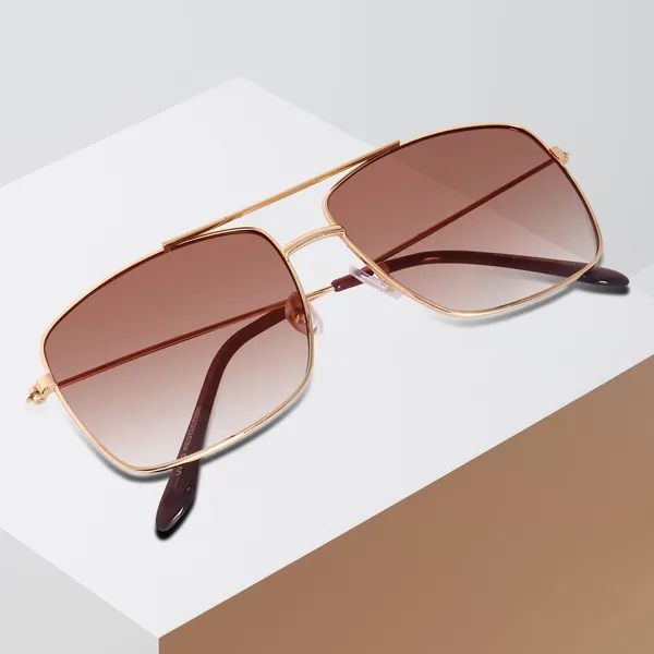 Brown_Medium_UV/UB_Protected_Sunglasses_(GOLD5BR)_-_For_Unisex