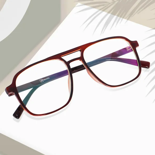 Brown_Square_Large_Anti_Glare/UV_Protected_Computer/Gaming_Glasses_(20001BW)_-_For_Unisex