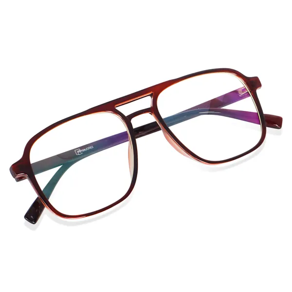 Brown_Square_Large_Anti_Glare/UV_Protected_Computer/Gaming_Glasses_(20001BW)_-_For_Unisex