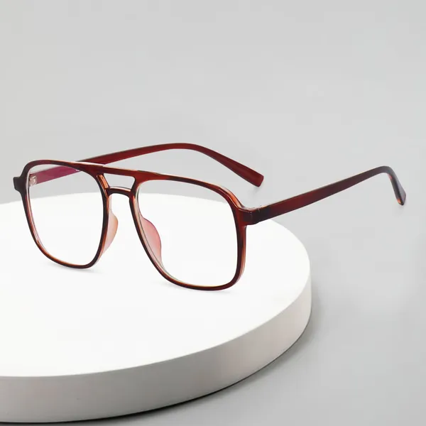 Brown_Square_Large_Anti_Glare/UV_Protected_Computer/Gaming_Glasses_(20001BW)_-_For_Unisex