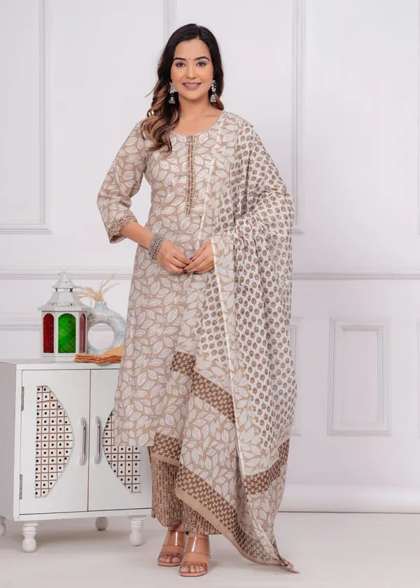 https://d1311wbk6unapo.cloudfront.net/NushopCatalogue/tr:f-webp,w-600,fo-auto/Brown_printed_cotton_straight_kurti_dupatta_set__M0I1XHTRGZ_2024-06-24_1.jpg__Rajdulari