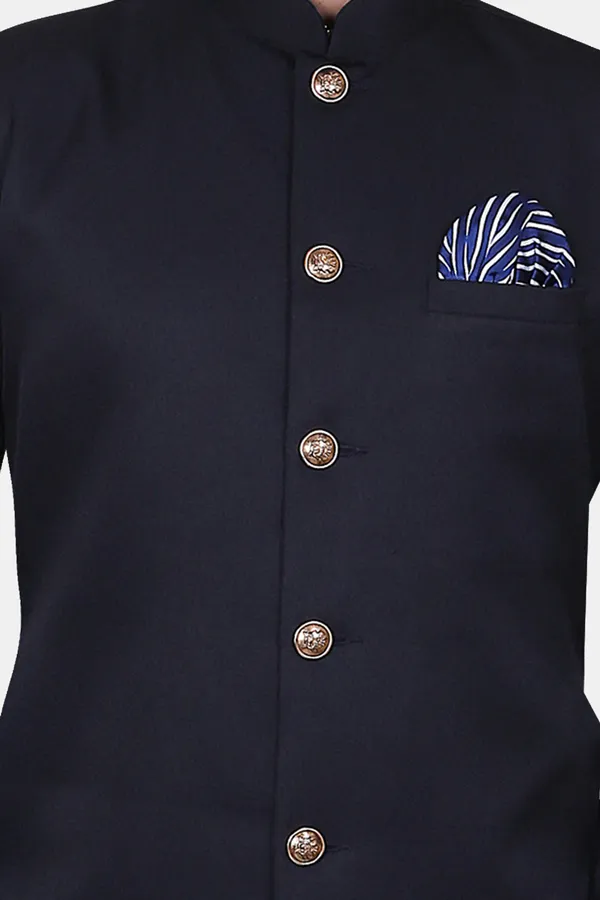 Solid_Navy_Blue_Cotton_Blend_Nawabi_With_Heram_Pant