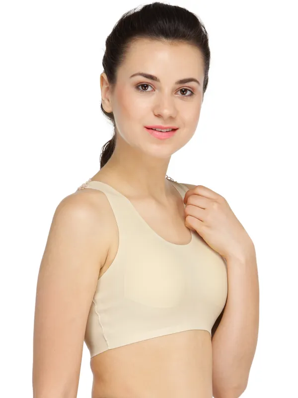 Strappy_Back_Athleisure_Gym_Workout_Padded_T-Shirt_Crop_Top_Bralette_Sports_Bra_For_Women