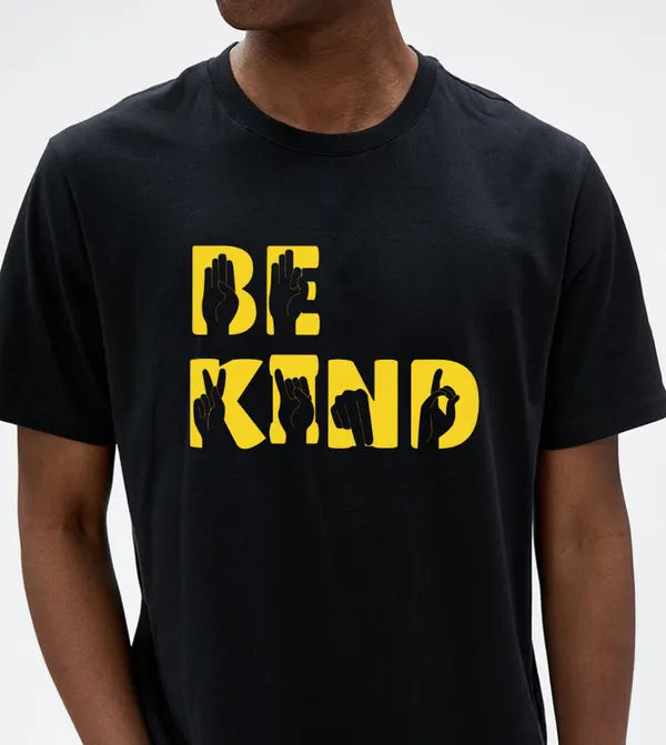 Black_Printed_Half_Sleeve_Cotton_T-Shirt_For_Men