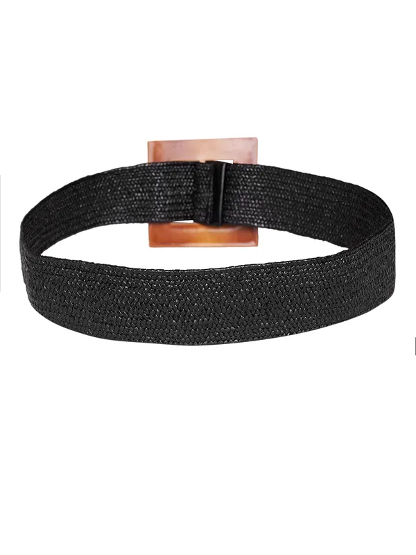Black_&_Brown_Canvas_Belt_For_Women